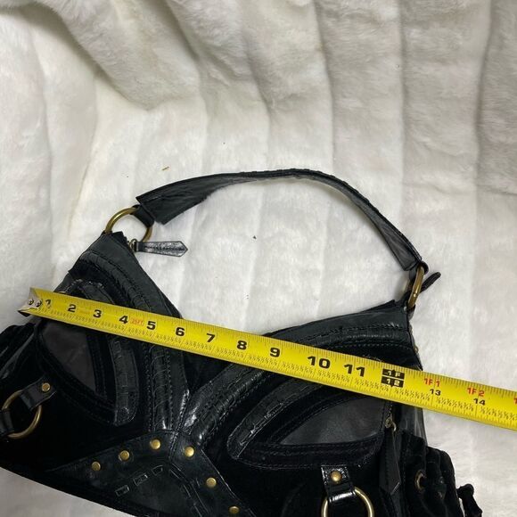 Steven by Steve Madden leather and suede boho shoulder   . - Picture 9 of 16